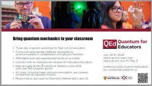 Quantum for Educators 2024 Workshop: Apply now